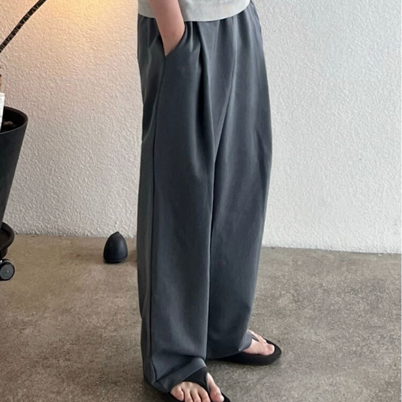 きれいめドレープワイドパンツ　MT0080424