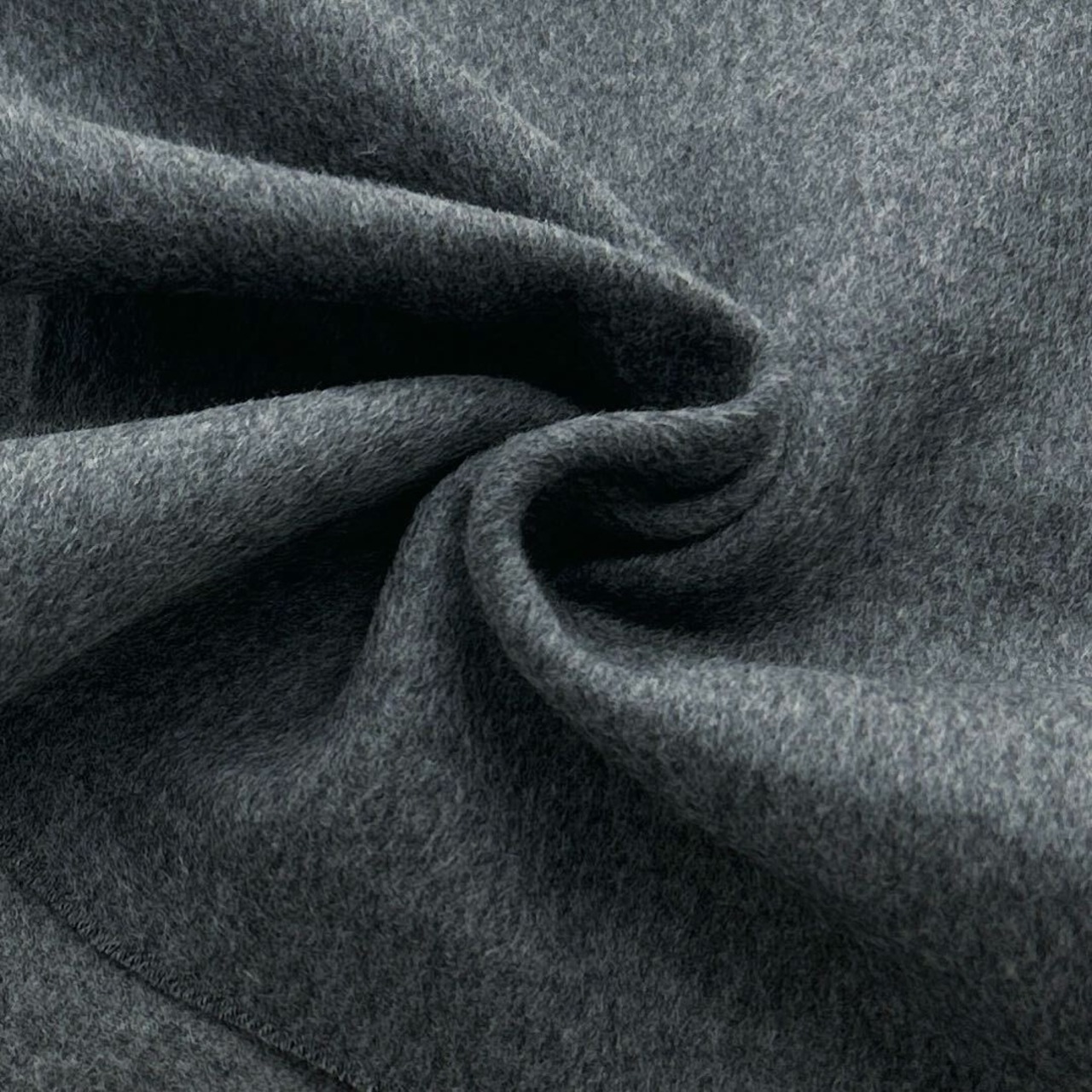 ★NY969◆2.6m◆1点限定!ウールアンゴラ混弱毛羽立ち高級アウター◆グレー