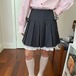 レーストリムリボンプリーツスカート ・79147