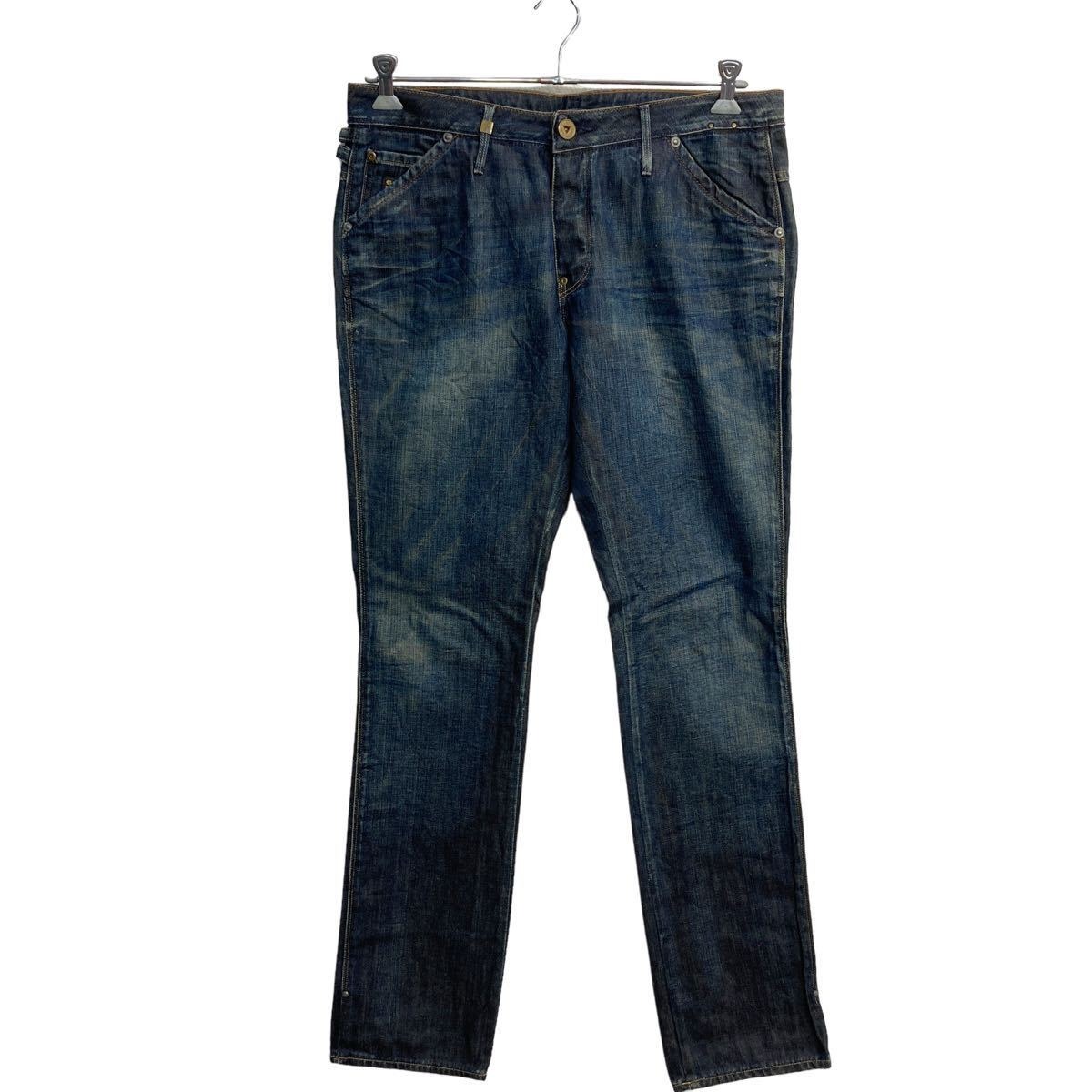 G-STAR RAW デニムパンツ W32 ジースター ボタンフライ インディゴ 