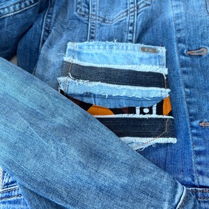 ワンポイント柔らかジージャン