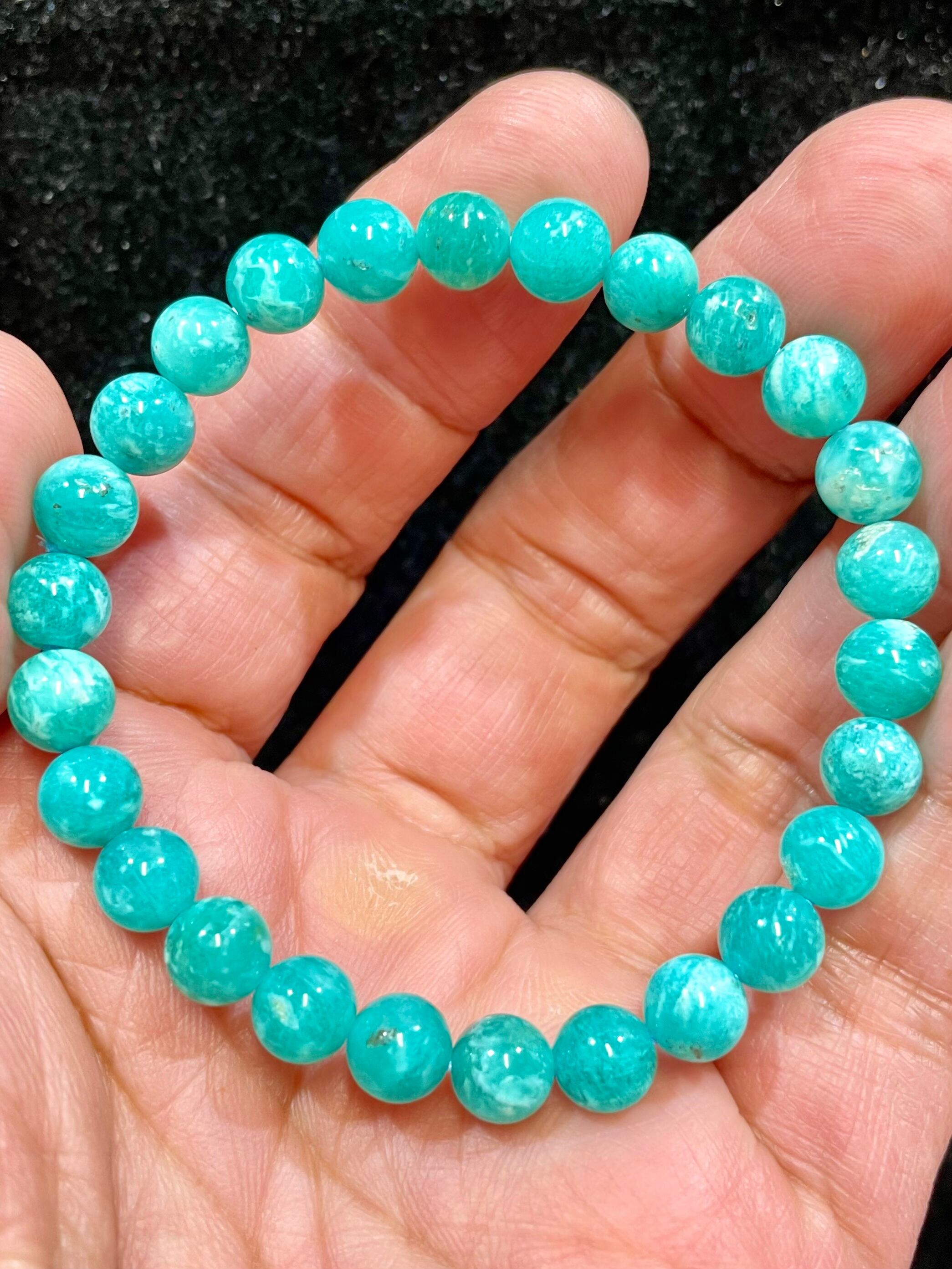 9) ロシアン「アイス・アマゾナイト」ゼブラ(小)