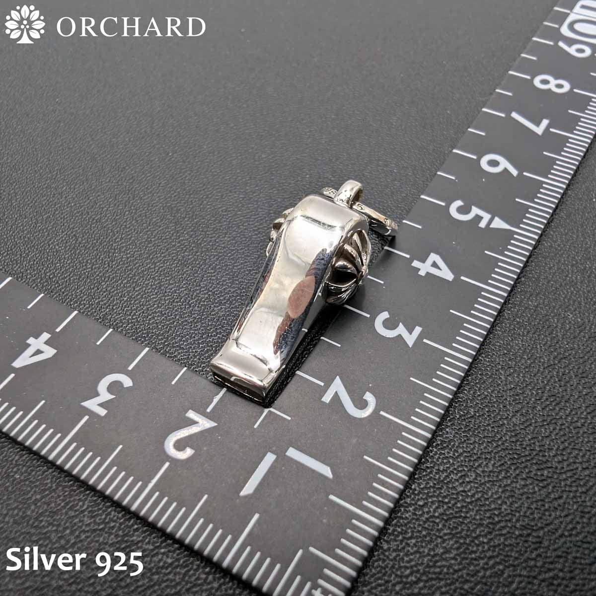 シルバー925 クロスホイッスル 笛 ペンダント メンズ レディース 高級