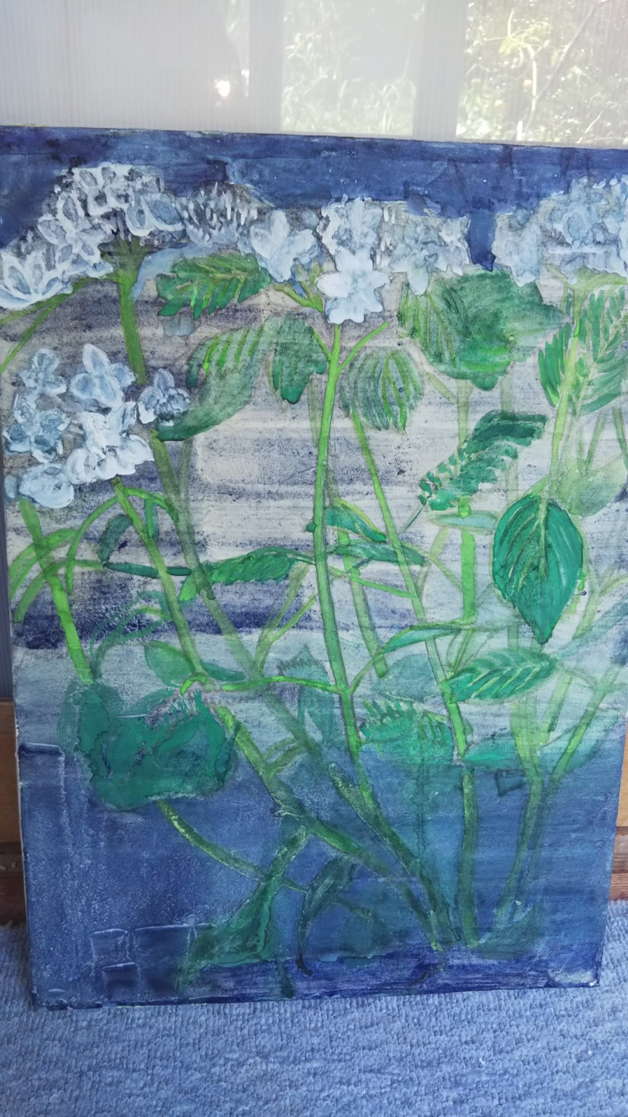 額紫陽花日本画 | niyanchiko21