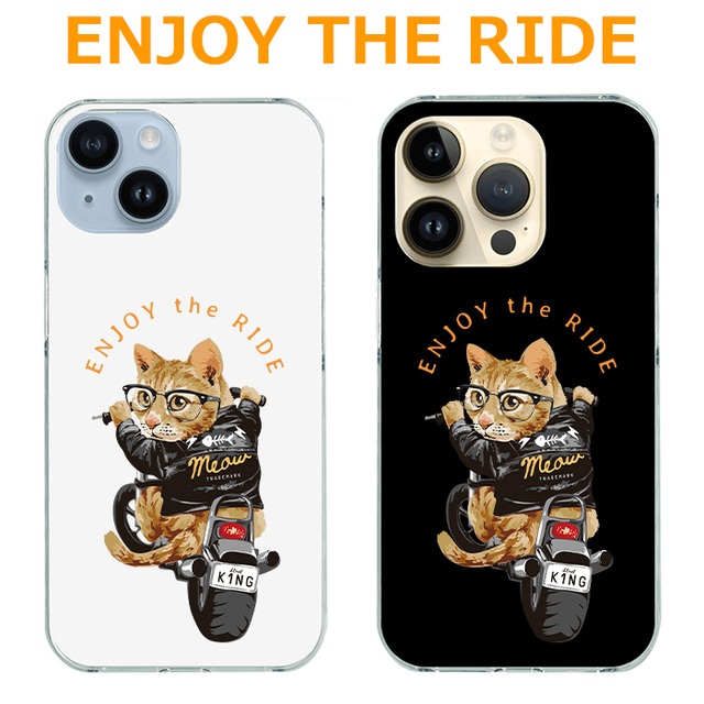 iPhone14 ケース バイク 可愛い 猫 おしゃれ オートバイ iPhone13 iPhone12