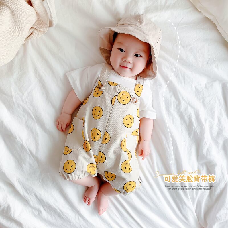 サマーレディースプリント柄ショートオーバーオール 大人ガーリー スウィート キュート カジュアル 夏物 超面白いベビーショップ15368121687