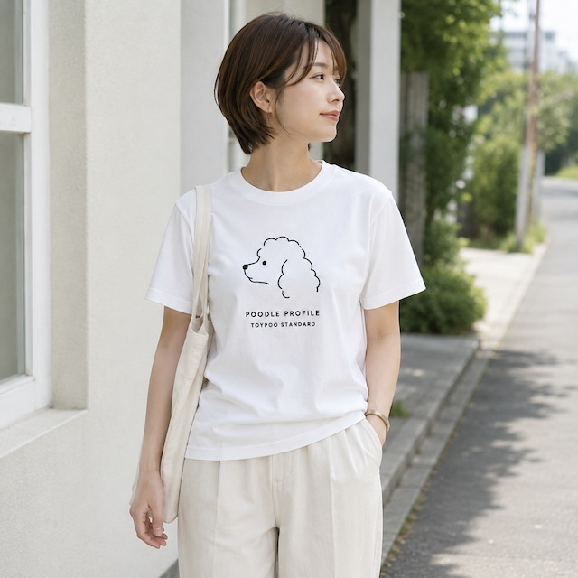 POODLE PROFILE|Tシャツ
