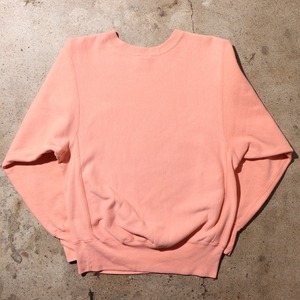 美品 コーラルピンク 90s M リバースウィーブ 無地 スウェット チャンピオン reverse weave champion