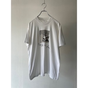 90's Cow message T-shirt