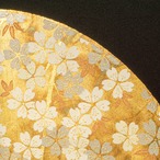 №R0263  令兜　紫裾濃縅 収納　黒シルキー月光に桜 thumbnail 8