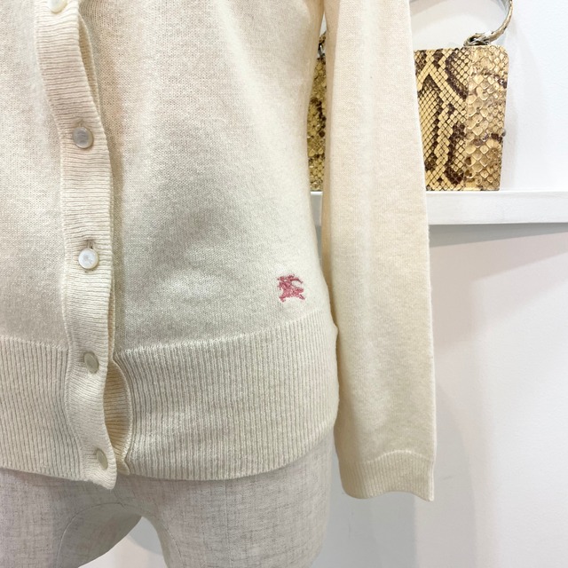burberry/cardigan/ivory/38/バーバリー/カーディガン/アイボリー 