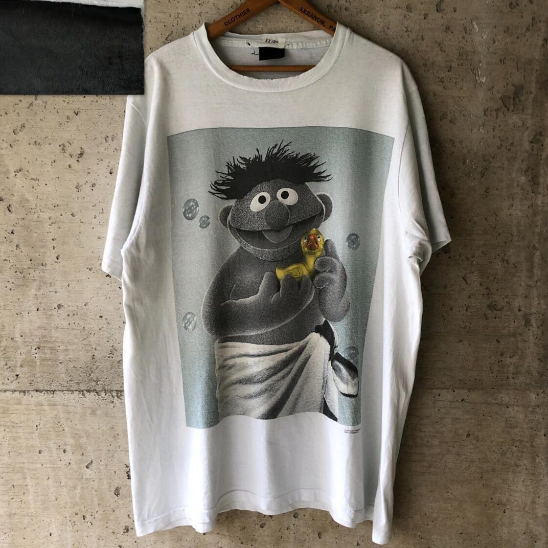 XZ180 Tシャツ アーニー セサミストリート 90s XL カルバンクライン 