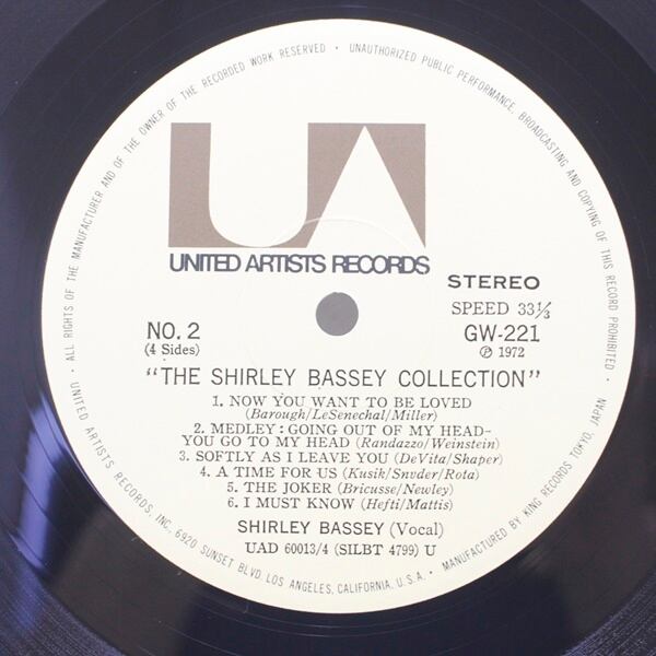 Shirley Bassey / The Shirley Bassey Collection [GW 221, GW 222] - 画像5