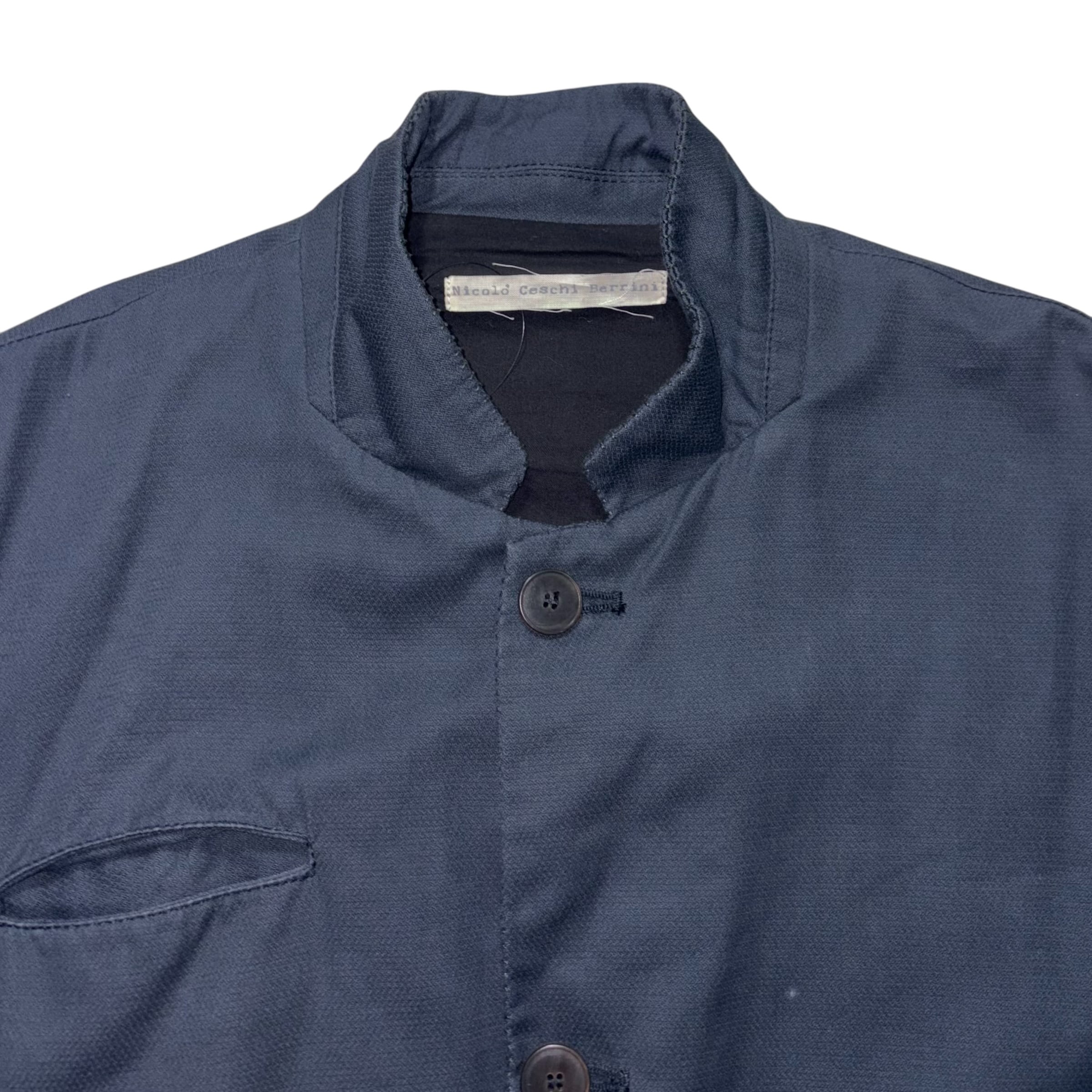 NICOLO' CESCHI BERRINI stand collar cotton jacket | NOIR ONLINE