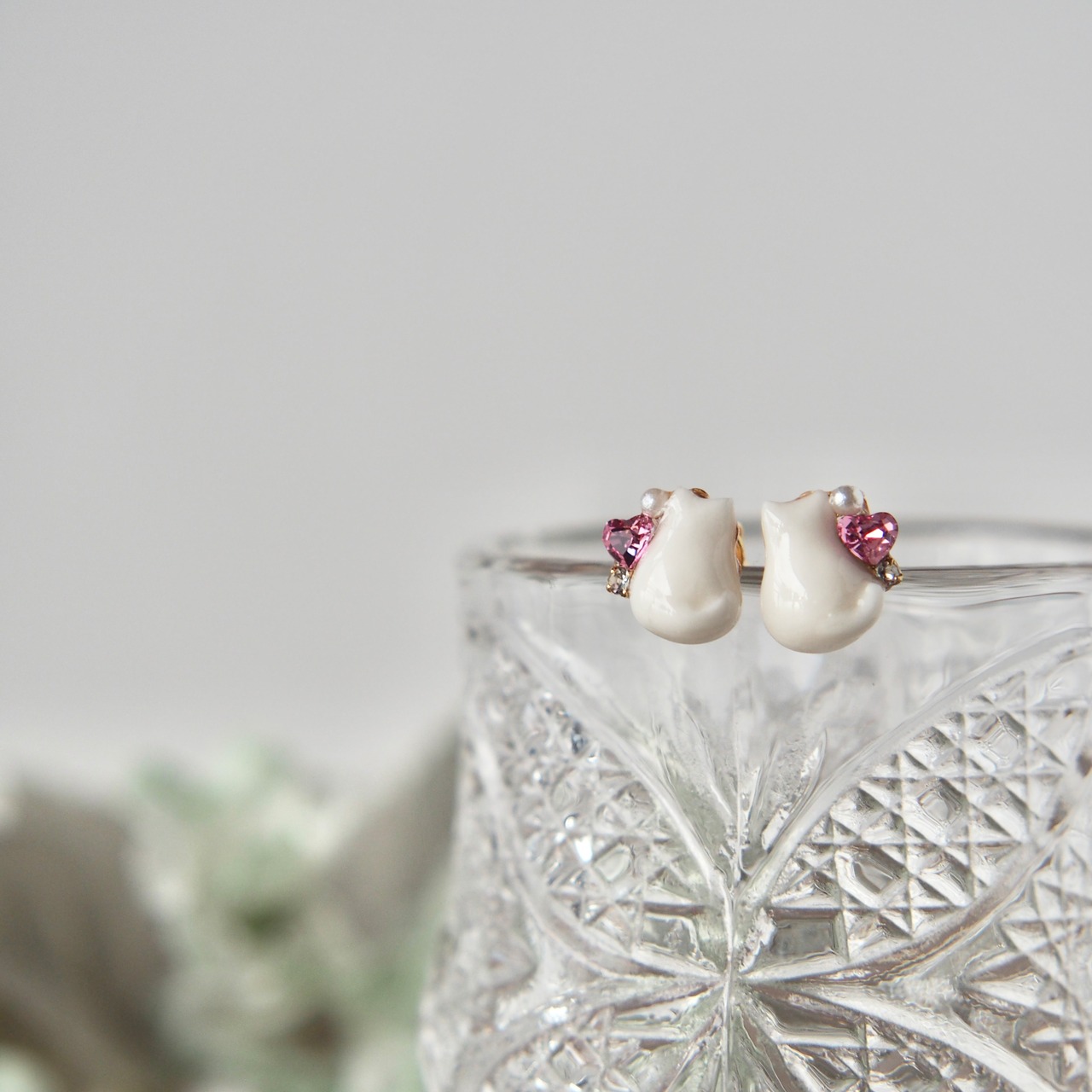 ねこけつピアス/イヤリング