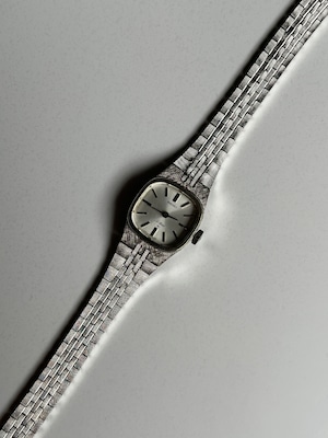 セイコー精工舎 SEIKO 手巻き レディース 腕時計|ホワイトゴールド|古着 日本製 1974年製