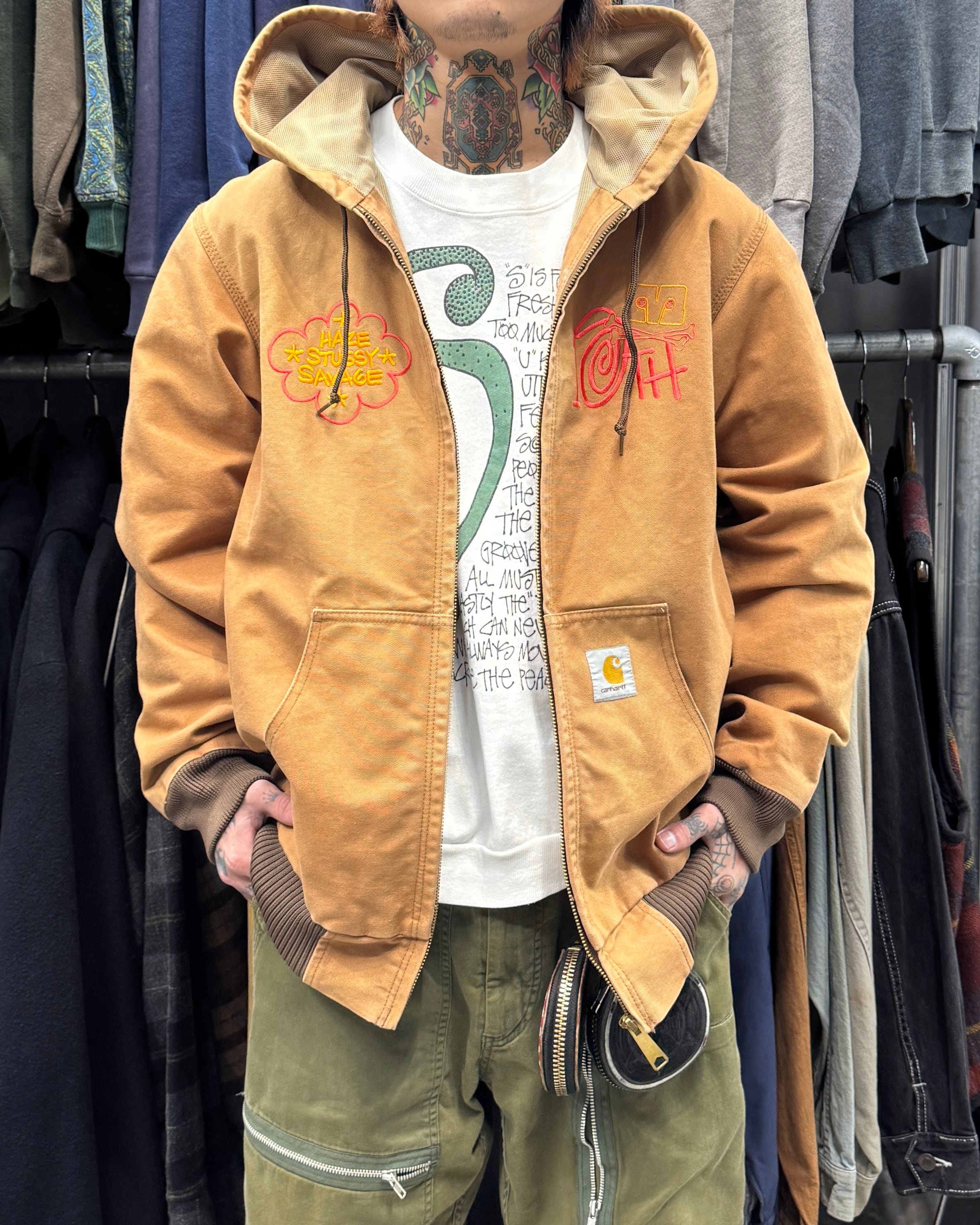 Special!!】00's old stussy × Carhartt × SAVAGE × HAZE Active