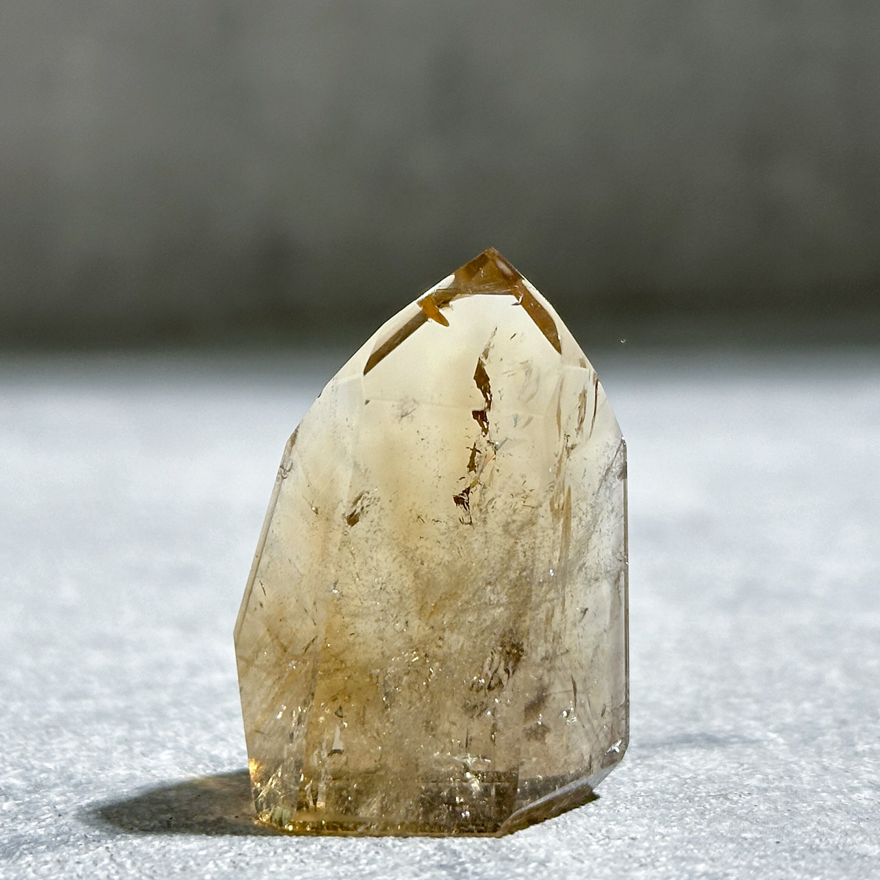 シトリン（黄水晶） タワー55◇ Citrine ◇ 天然石・鉱物