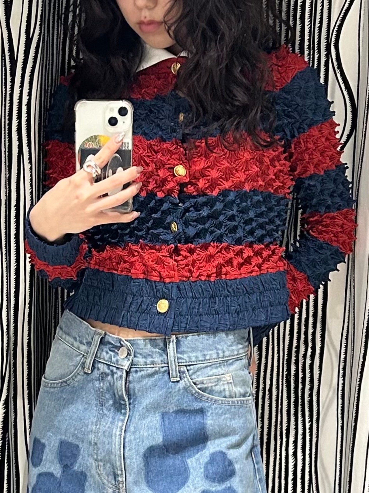 【25SS】MASU エムエーエスユー /　SPIKY RUGGER SHIRT / ラガーシャツ - 1