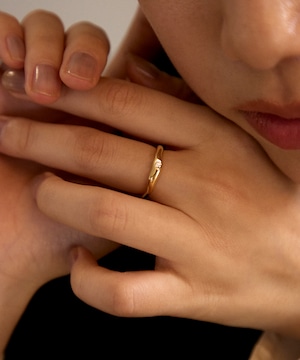 Lumi Ring（モアサナイト） silver / gold