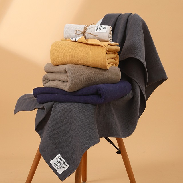 厚いエアコットンタオルセット 7色展開