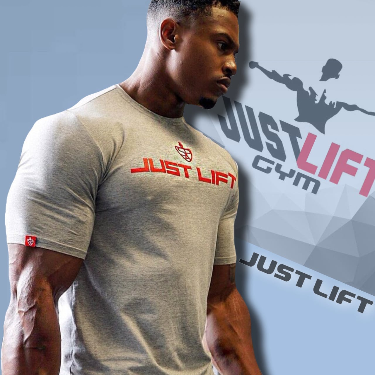JUST LIFT ロゴ Tシャツ/筋トレ/sport/wear/服/GYM/ボディビル