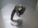 腕時計　飾る　ヘアーライン仕上げブラックシングル腕時計スタンド　190124