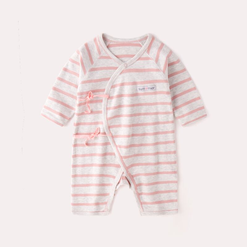 生まれた僧侶服赤ちゃんかわいい服春と秋の薄いロンパース女性3パジャマ4ヶ月赤ちゃん秋ジャンプスーツ Duduベイビー3266207