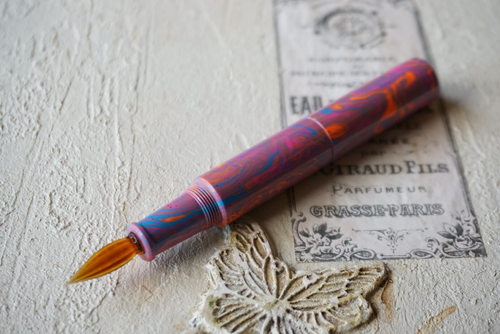 helico シュクルガラスペン ミルクガラス シュクル 文房具・オフィス用品 helico シュクルガラスペン