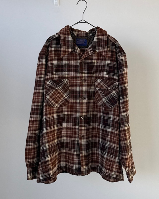-Pendleton- Vintage 70s Board Shirt made in USA