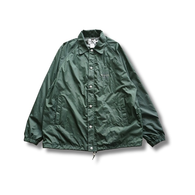 Calvin Klein Jeans カルバンクライン ナイロン コーチジャケット グリーン（表記M・実寸L相当）｜NA954