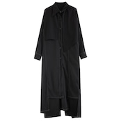 ステッチディテール ロングワンピース 00213