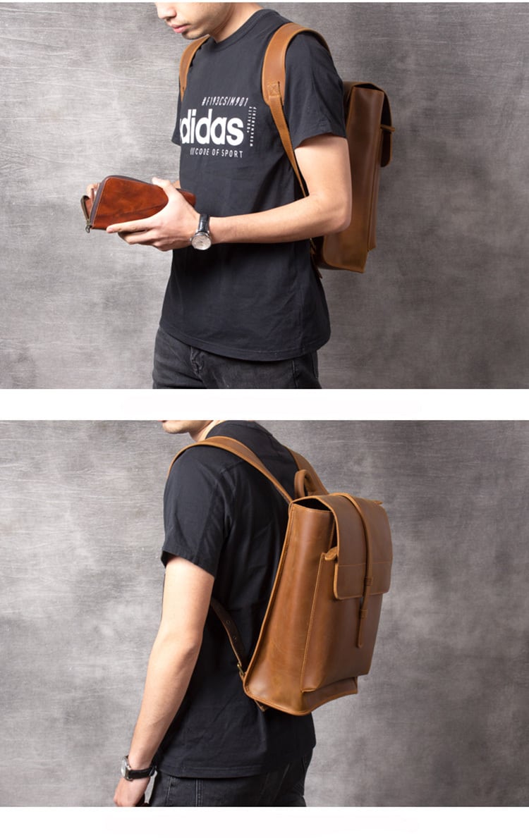 リュック メンズ おしゃれ 本革 牛革 レザー ビジネスリュック