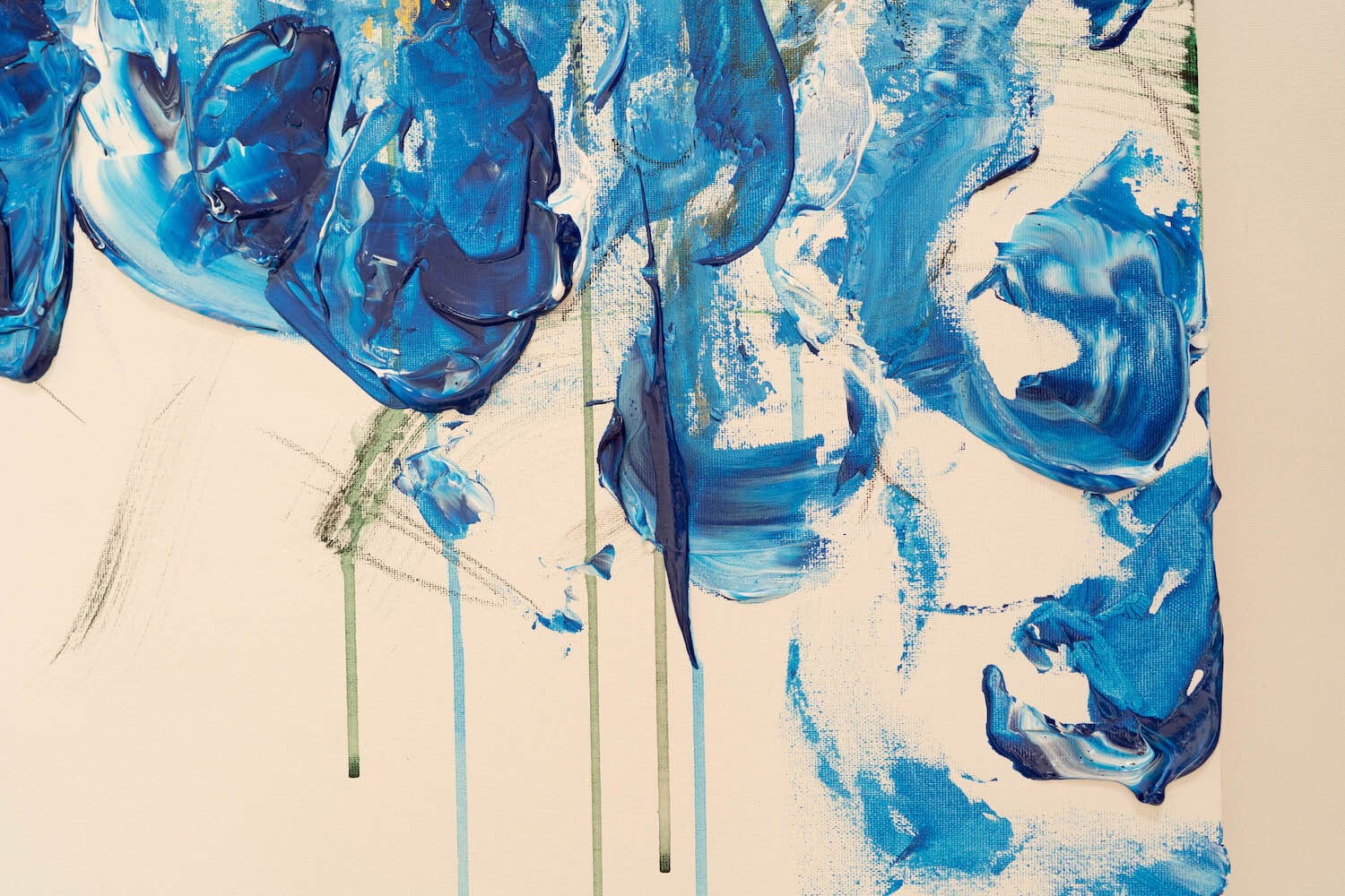 Flowers / 青色の花をテーマにした現代アート作品 絵画販売 | TOMOYA