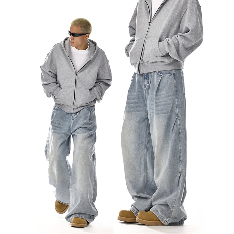 MEBXXウォッシュドワイドデニムパンツ | mblueshop