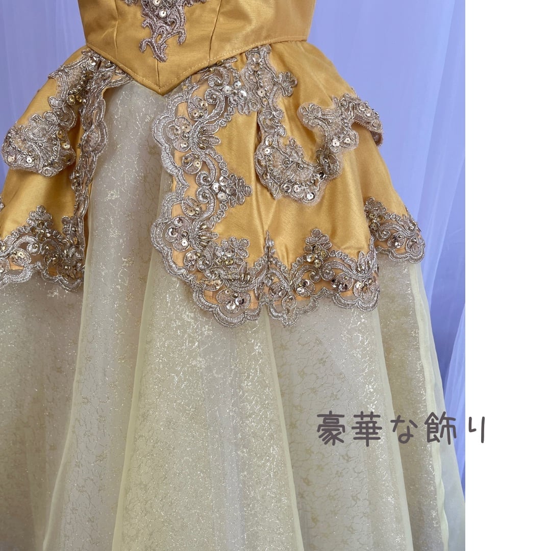 C-35aT ベル 美女と野獣リメイクVer.（中古衣装） ≪バレエ衣装