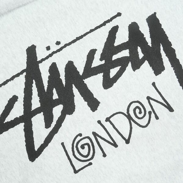 Size【L】 STUSSY ステューシー 25SS STOCK LONDON HOOD ASH HEATHER