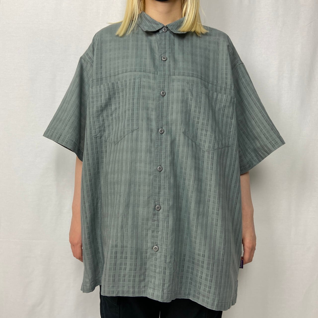 90s 00s Patagonia チェック柄 半袖シャツ S