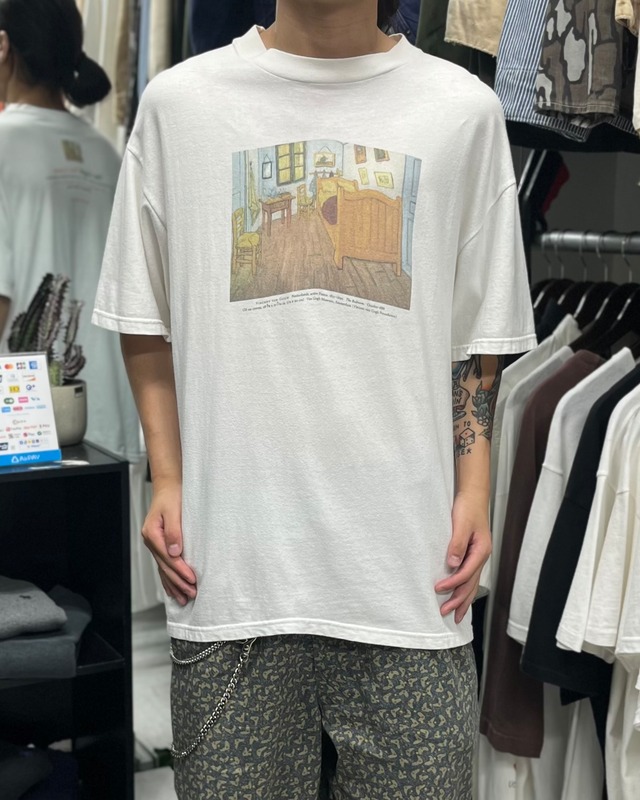 90's Vincent Van Gogh Art Design Tee ''ファン・ゴッホの寝室''【下北沢店】