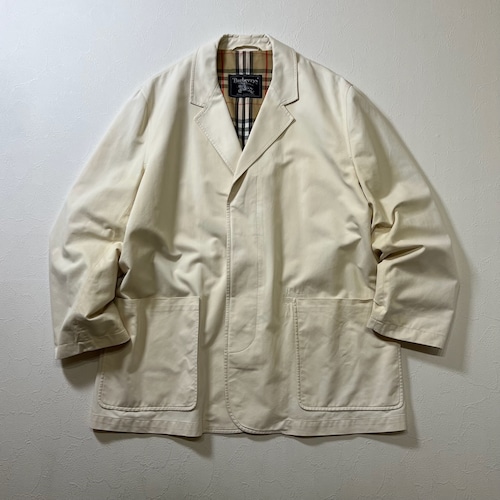 90s UK Burberrys’　ジャケット　バーバリーズ　ホワイト　 古着