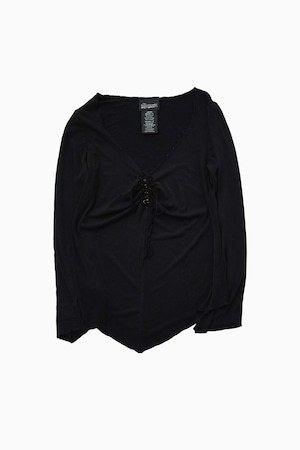FRONT LACE UP L/S