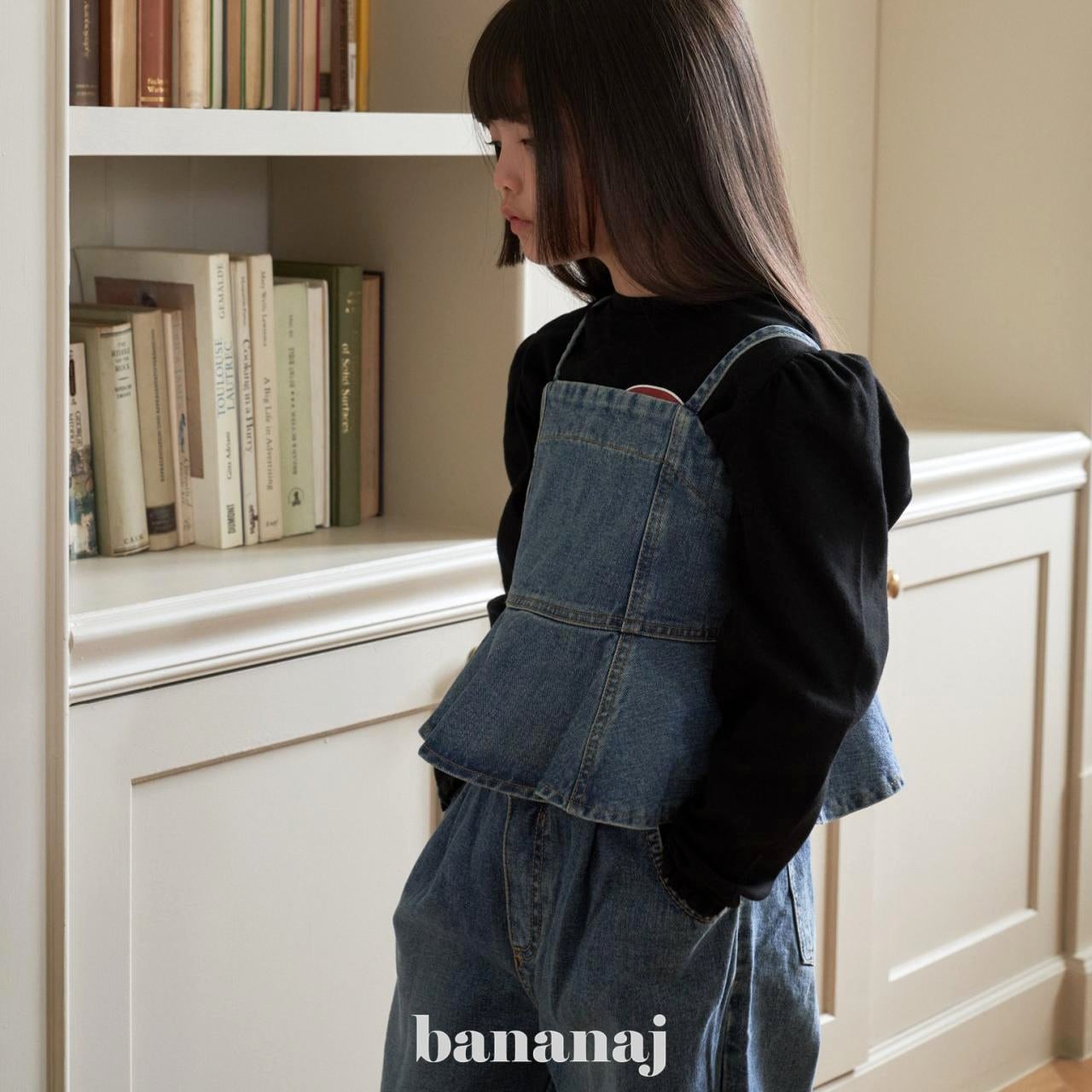 «sold out»«ジュニアサイズあり»«Banana J» デニムビスチェ 2colors