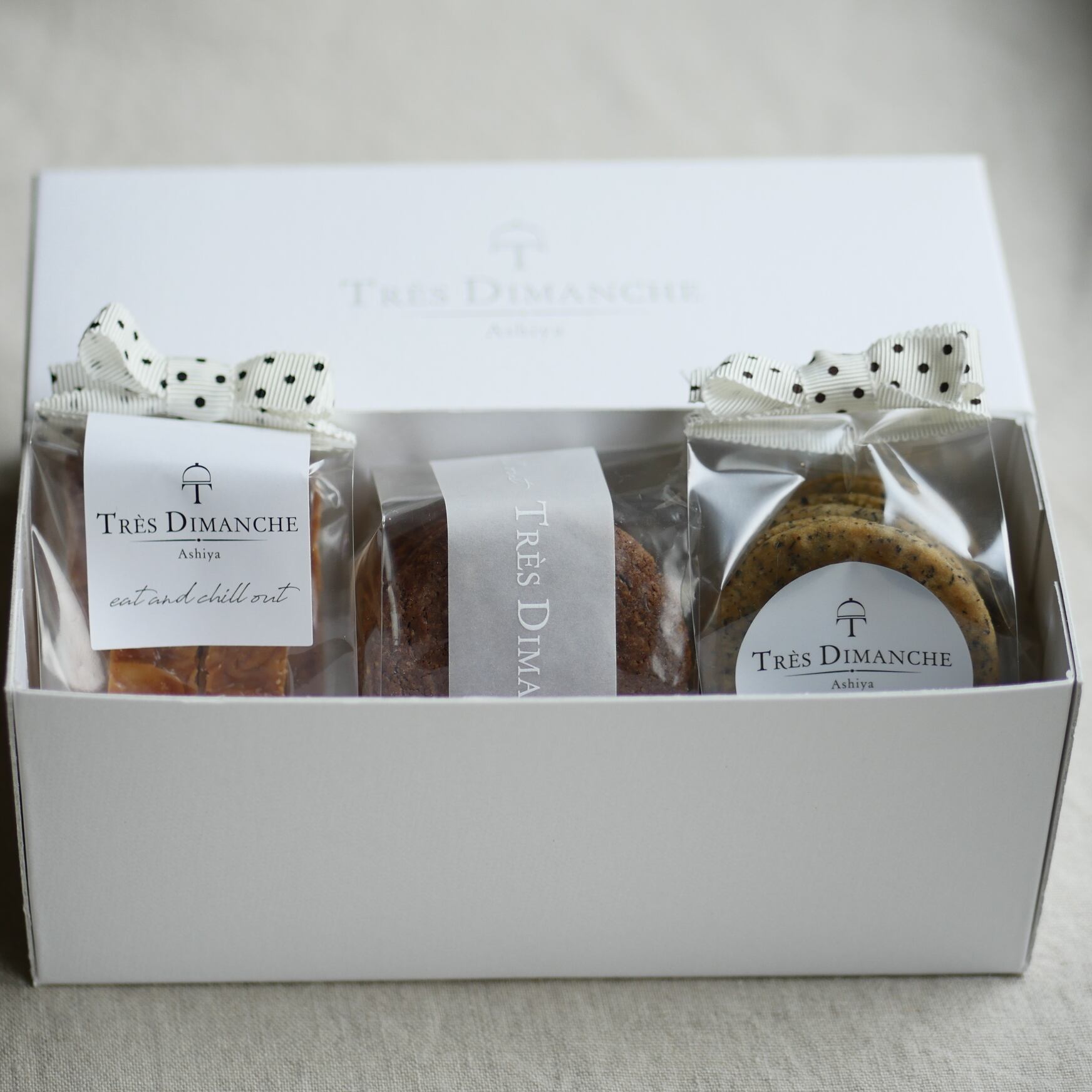 お菓子3袋セット 紙箱入り Tresdimanche