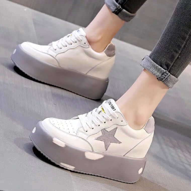 Stellaキャンバス厚底スニーカー9cm全2色 | 厚底シューズ・レディース