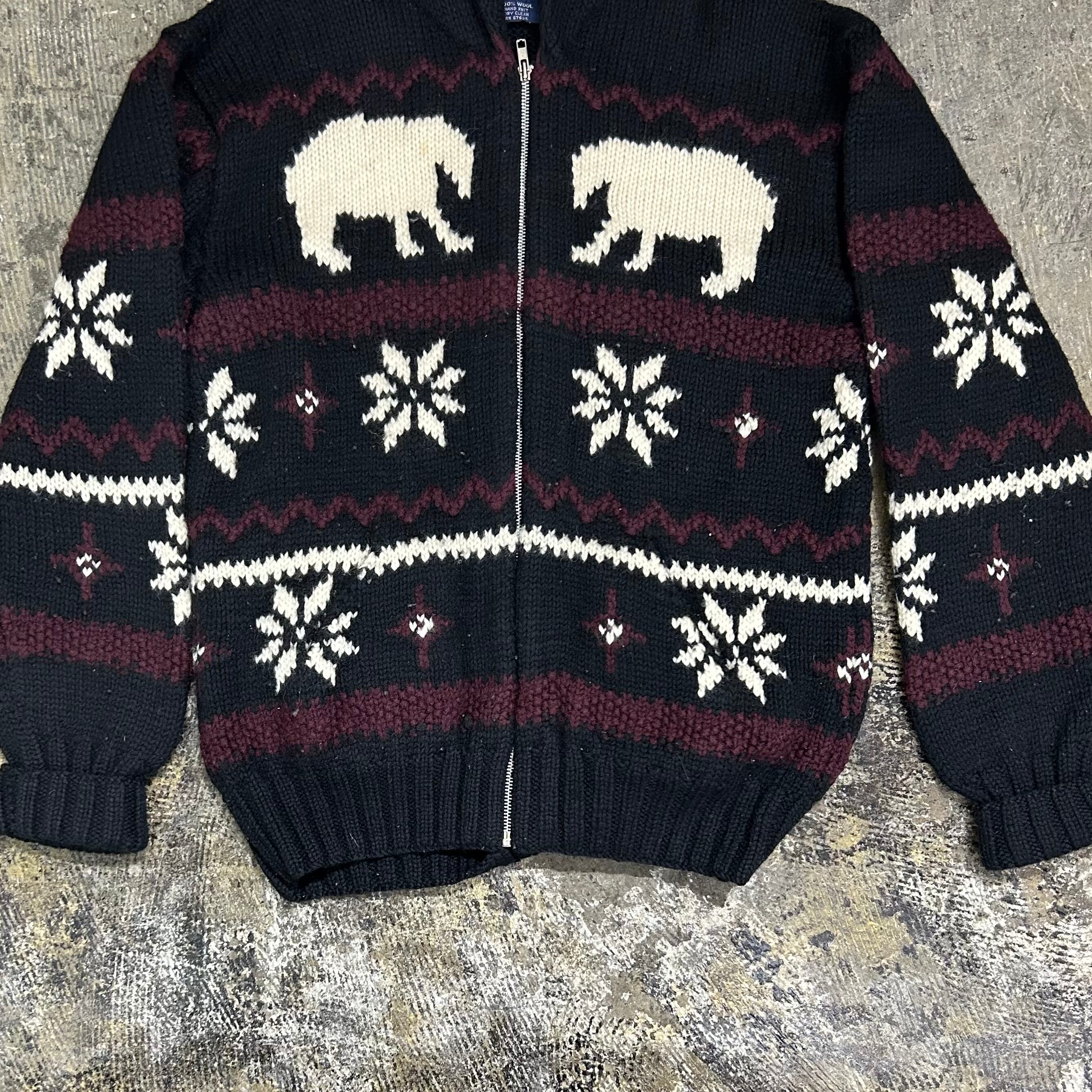 Ralph Lauren ハンドニット カウチン S Ralph Lauren - ラルフローレン