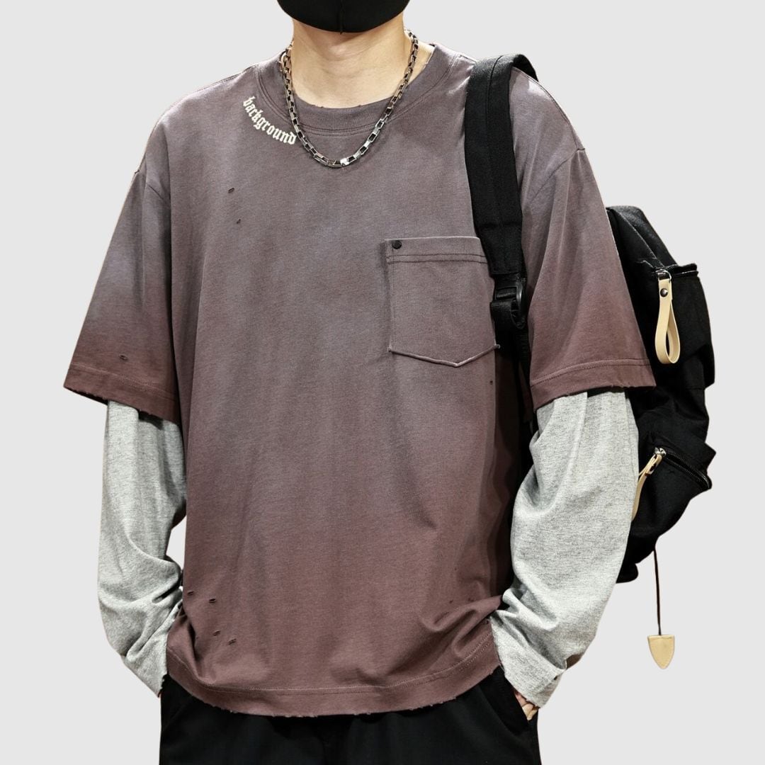 レイヤードスタイルトップス H2639