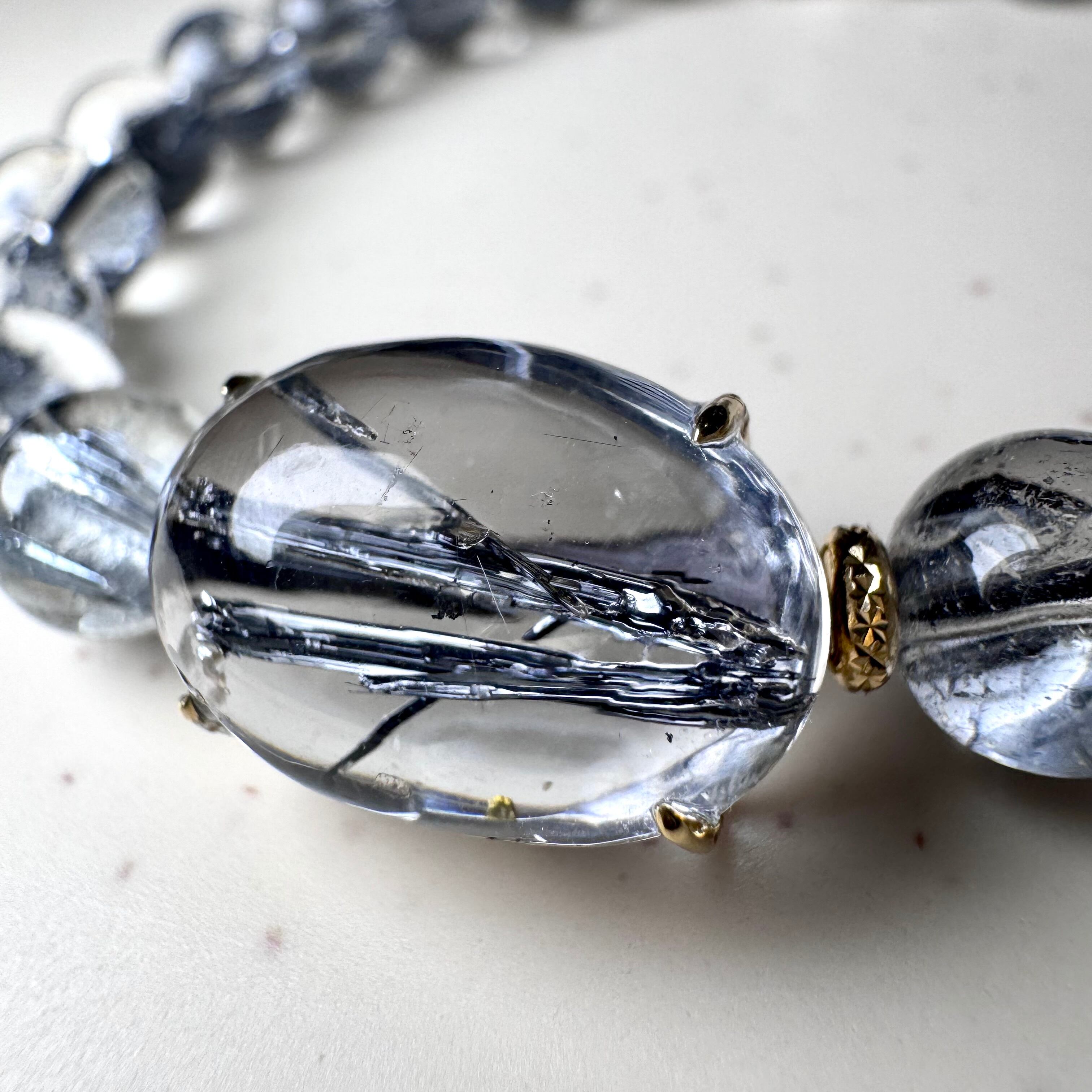 no.H2 スティブナイトインクォーツ k18