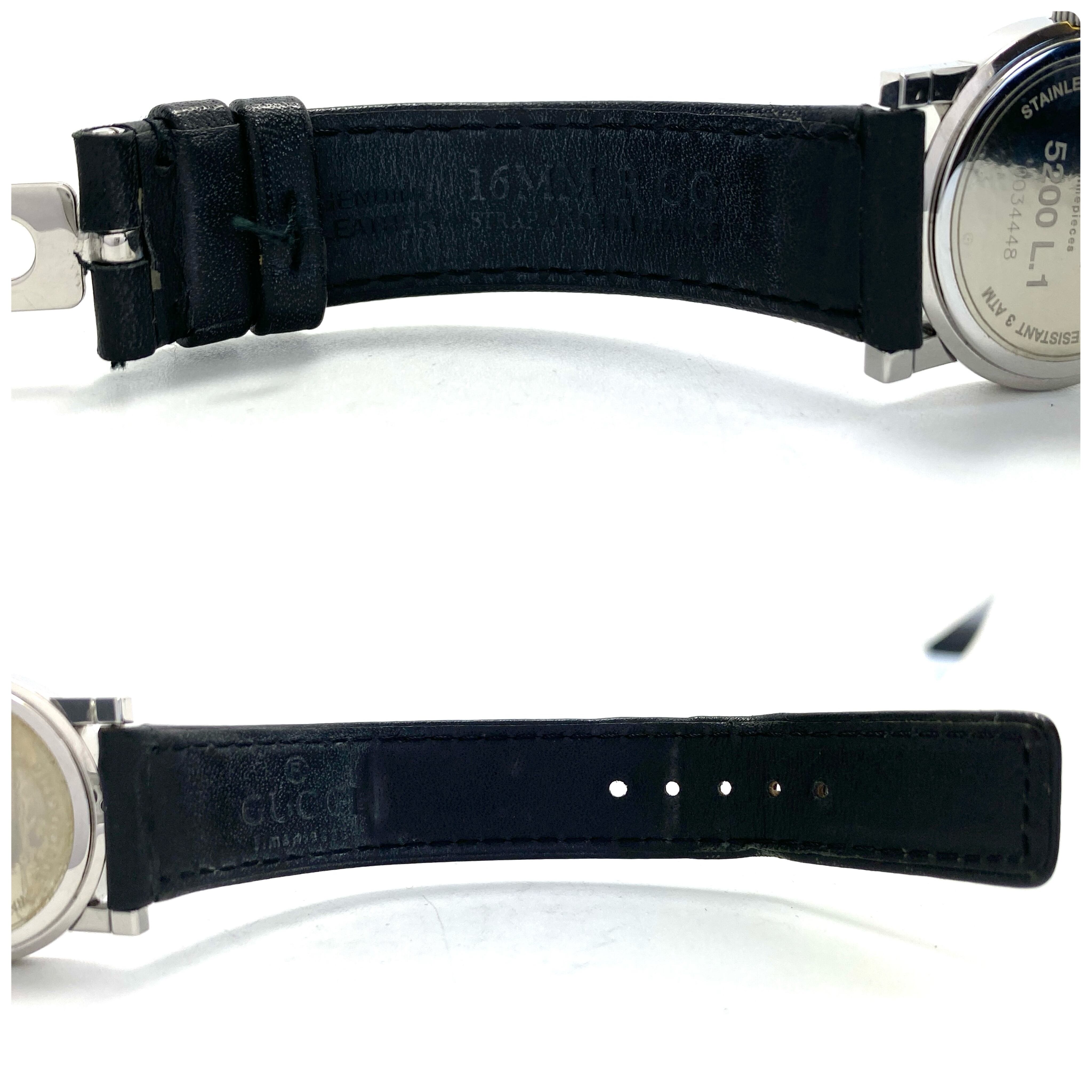 腕時計 レディース グッチ GUCCI 5200L.1 シェリーライン クォーツ 2針