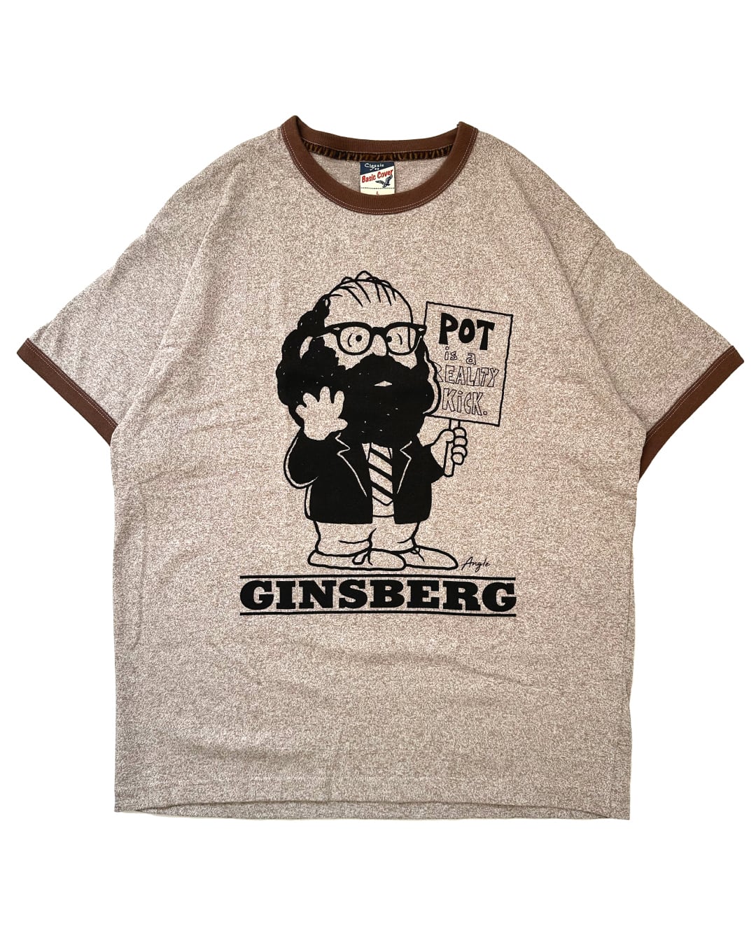 ジャンコクトー オリジナルプリント リンガー tシャツ | angleproduct
