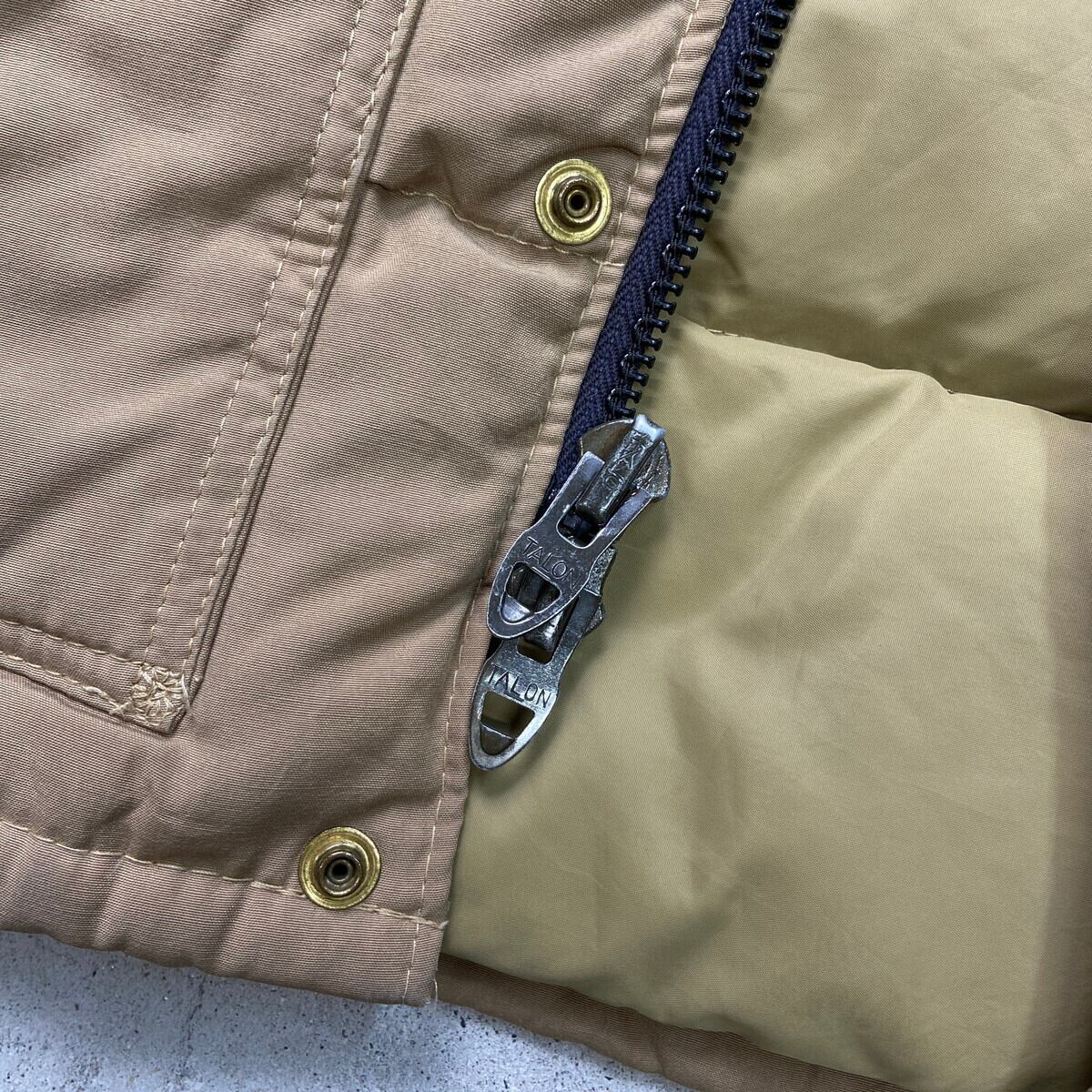 70年代 USA製 CAMP7 キャンプセブン ダウンジャケット メンズS 古着